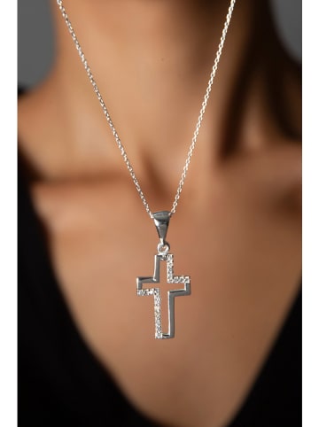 Heliophilia Silber-Halskette mit Anhänger - (L)45 cm