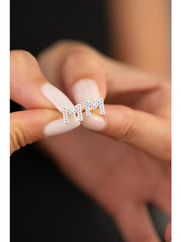 Heliophilia Zilveren oorstekers met edelstenen