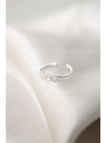 Heliophilia Srebrny pierścionek z cyrkoniami