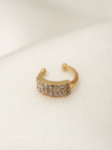 Heliophilia Zilveren earcuff met edelstenen