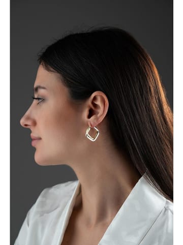 Heliophilia Pozłacane kolczyki-kreole