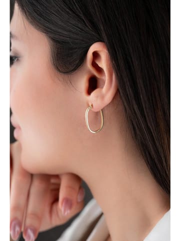 Heliophilia Pozłacane kolczyki-kreole