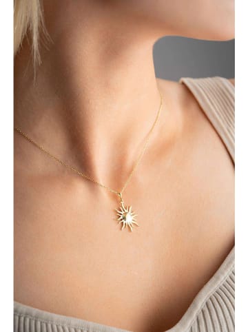 Heliophilia Vergulde ketting met hanger - (L)42 cm