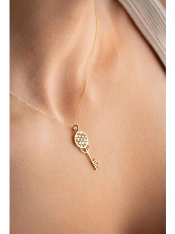 Heliophilia Vergulde ketting met hanger - (L)42 cm