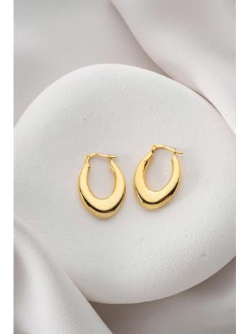 Heliophilia Pozłacane kolczyki-kreole