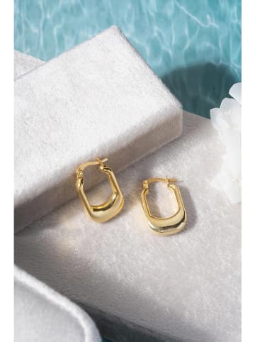 Heliophilia Pozłacane kolczyki-kreole