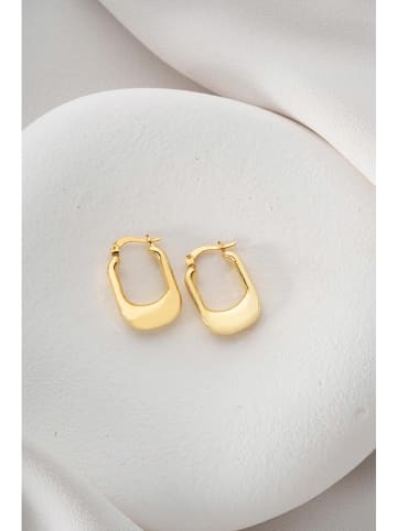 Heliophilia Pozłacane kolczyki-kreole