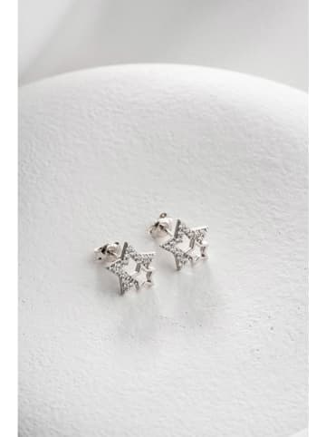 Heliophilia Silber-Ohrstecker mit Edelsteinen