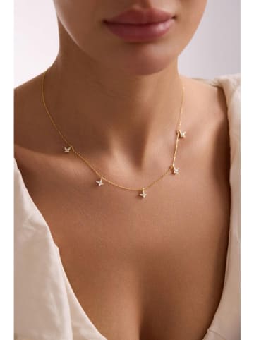 Heliophilia Vergulde ketting met sierelementen - (L)42 cm