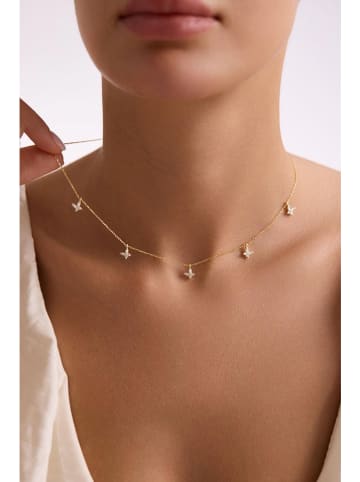 Heliophilia Vergulde ketting met sierelementen - (L)42 cm