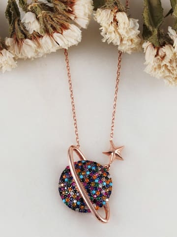 Heliophilia Zilveren ketting met sierelement - (L)42 cm