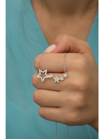 Heliophilia Zilveren ketting met sierelement - (L)42 cm