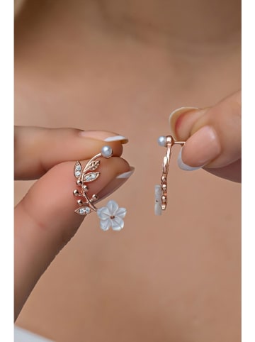 Heliophilia Zilveren oorstekers met edelstenen