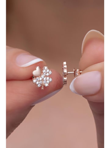 Heliophilia Silber-Ohrstecker mit Edelsteinen