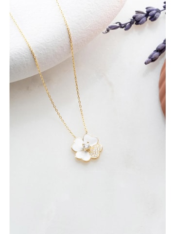 Heliophilia Vergulde ketting met hanger - (L)42 cm