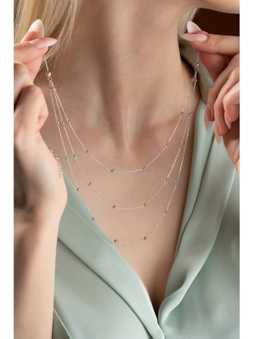 Heliophilia Zilveren ketting met sierelementen - (L)42 cm