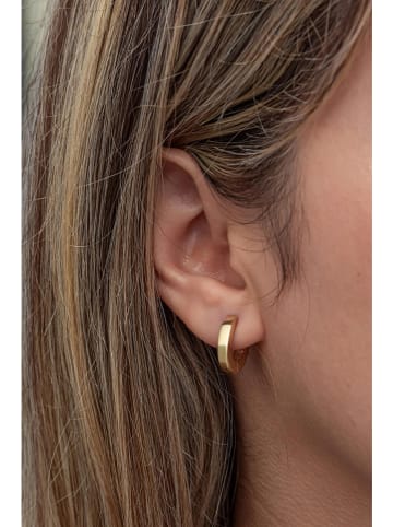 Heliophilia Pozłacane kolczyki-kreole