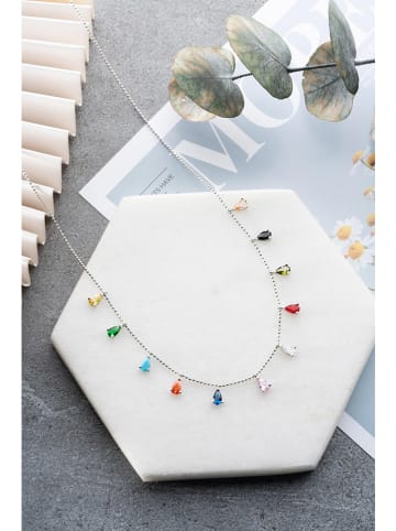 Heliophilia Zilveren ketting met sierelementen - (L)42 cm