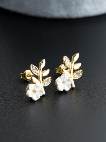 Heliophilia Silber-Ohrstecker mit Edelsteinen