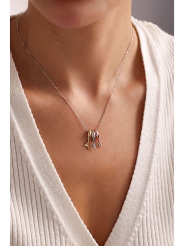 Heliophilia Zilveren ketting met beads - (L)42 cm