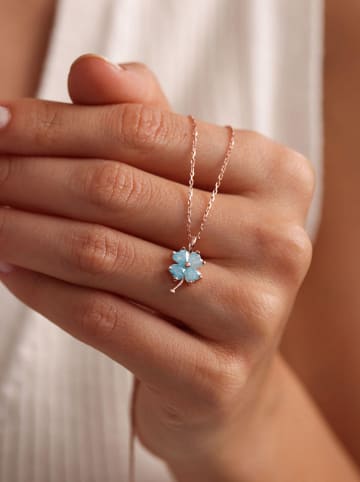 Heliophilia Silber-Halskette mit Anhänger  - (L)42 cm