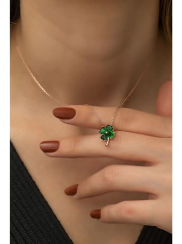 Heliophilia Silber-Halskette mit Anhänger - (L)42 cm