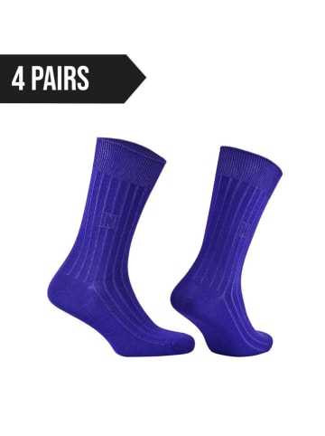 Norfolk 4-delige set: sokken donkerblauw