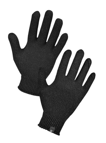 Norfolk Wollen vingerhandschoenen antraciet