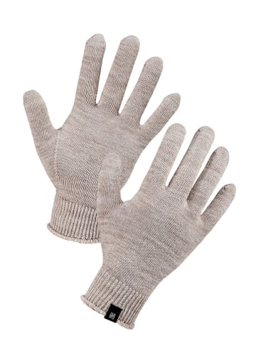 Norfolk Wollen vingerhandschoenen beige