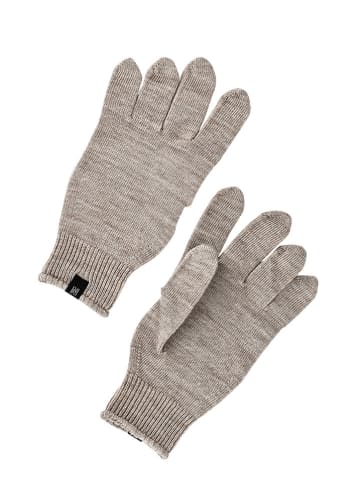 Norfolk Wollen vingerhandschoenen beige