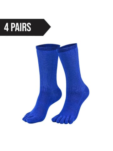 Norfolk 4er-Set: Socken in Dunkelblau
