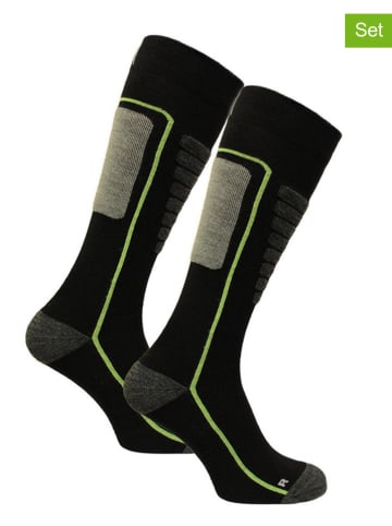 Norfolk 4er-Set: Funktionssocken in Schwarz