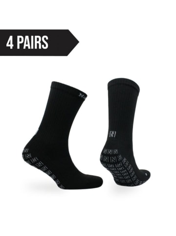 Norfolk 4-delige set: sokken zwart