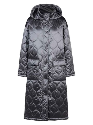 Herrlicher Płaszcz pikowany w kolorze czarnym