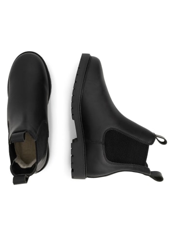 TRAVELIN' Skórzane sztyblety "Raufoss" w kolorze czarnym