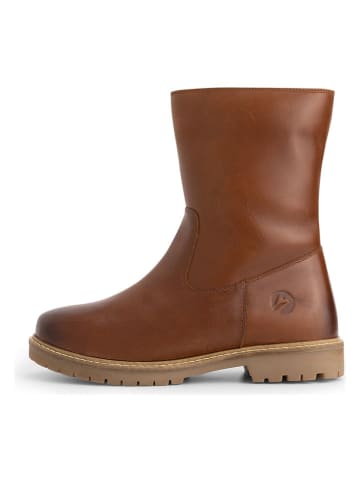 TRAVELIN' Leder-Boots "Bjornstad" in Hellbraun