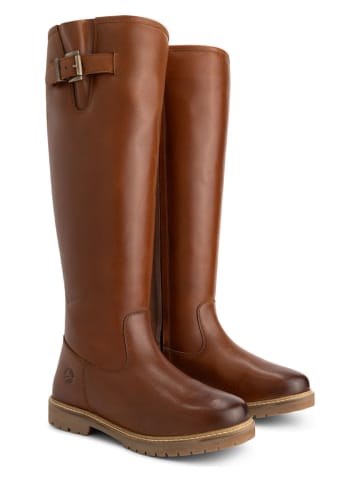 TRAVELIN' Leder-Stiefel "Dannemare" in Hellbraun