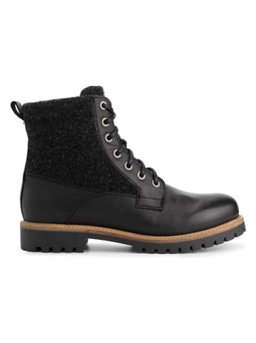 TRAVELIN' Leren boots "Enningdal" zwart