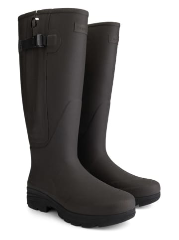 TRAVELIN' Kalosze "Glendale" w kolorze brązowym