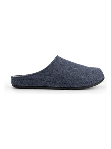 TRAVELIN' Pantoffels "Come Home" donkerblauw