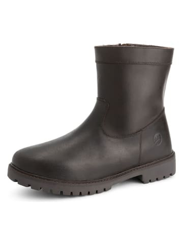 TRAVELIN' Leren boots "Husby" bruin