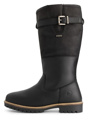 TRAVELIN' Leren laarzen "Hyllestad" zwart