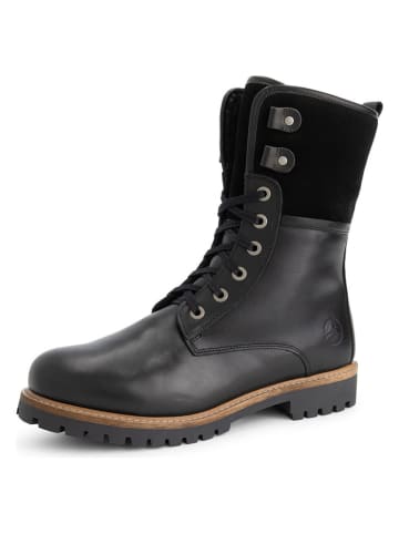 TRAVELIN' Leren boots "Jostedal" zwart