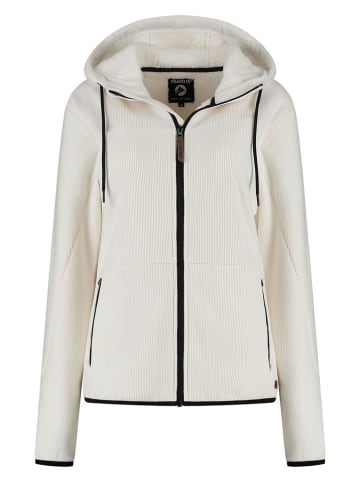 TRAVELIN' Sweatjacke "Kirsten" in Weiß in Weiß