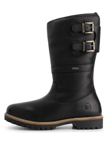 TRAVELIN' Leder-Boots "Klondike" in Schwarz