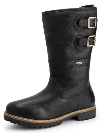 TRAVELIN' Leder-Boots "Klondike" in Schwarz