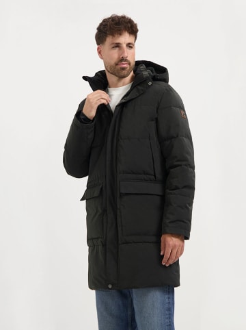 TRAVELIN' Wintermantel in Schwarz