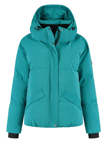 TRAVELIN' Winterjacke in Türkis