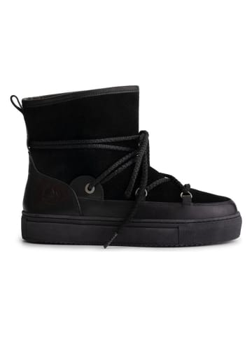 TRAVELIN' Leder-Winterboots "Norquay" in Schwarz