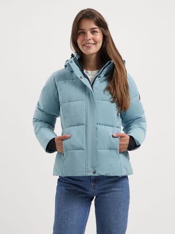 TRAVELIN' Kurtka pikowana w kolorze błękitnym